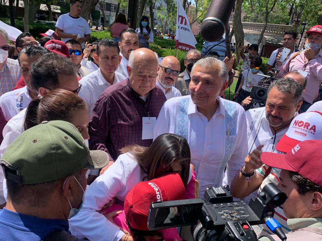 La candidata a la gubernatura de Aguascalientes cerró campaña en la capital del estado. | Especial