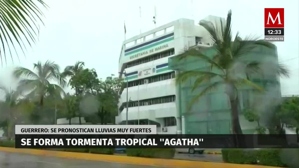 Llega a las costas de México la tormenta tropical 'Agatha'