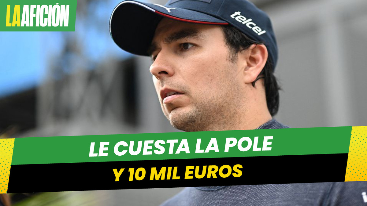 ¡Mal y de malas! FIA multa a Checo Pérez con 10 mil euros por incidente en práctica