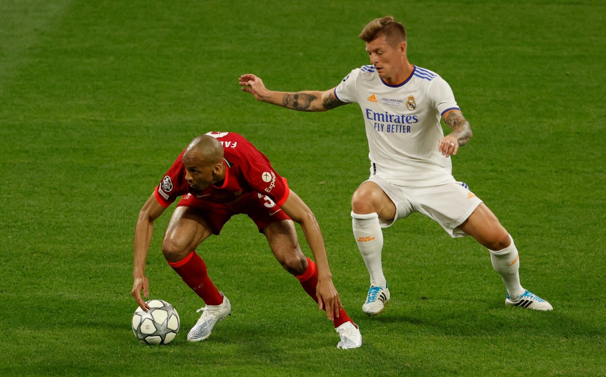 Revientan a Toni Kroos en plena final de la Champions League (Reuters)