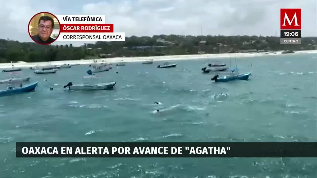 'Agatha' se intensifica en las costas mexicanas