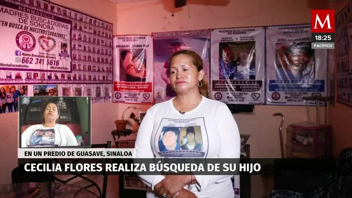 Cecilia Flores aún busca a su hijo, ha recibido amenazas por labores de búsqueda