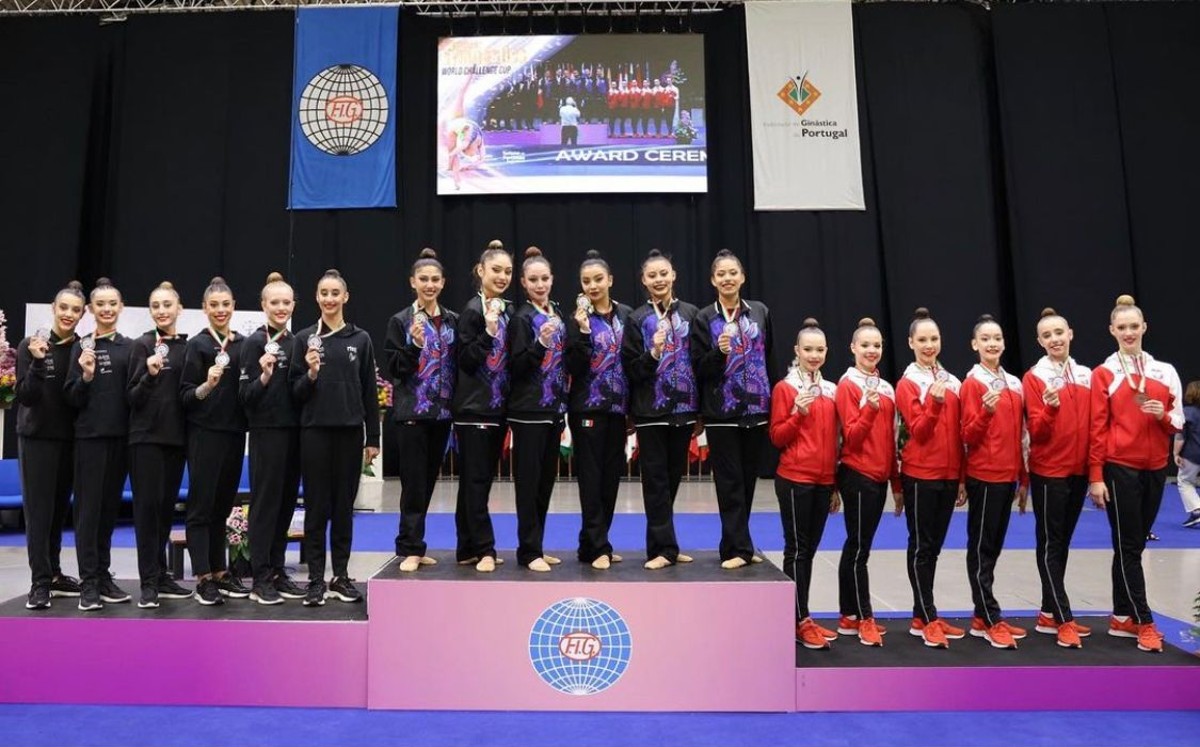 Gimnastas mexicanas ganan oro y bronce en en Copa del Mundo en Portugal (Cortesía Conade)