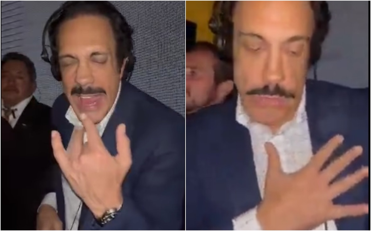 El gobernador de Hidalgo, Omar Fayad siendo DJ canta "Sálvame" de RBD | Captura