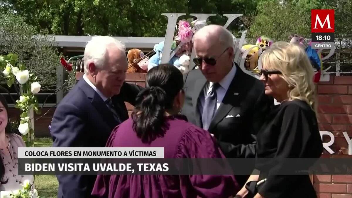 Los Biden visitan Texas tras tiroteo en Uvalde