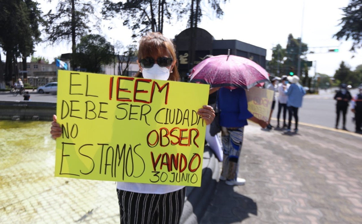 Se reunieron en el monumento “Al Águila”. (Tania Contreras)