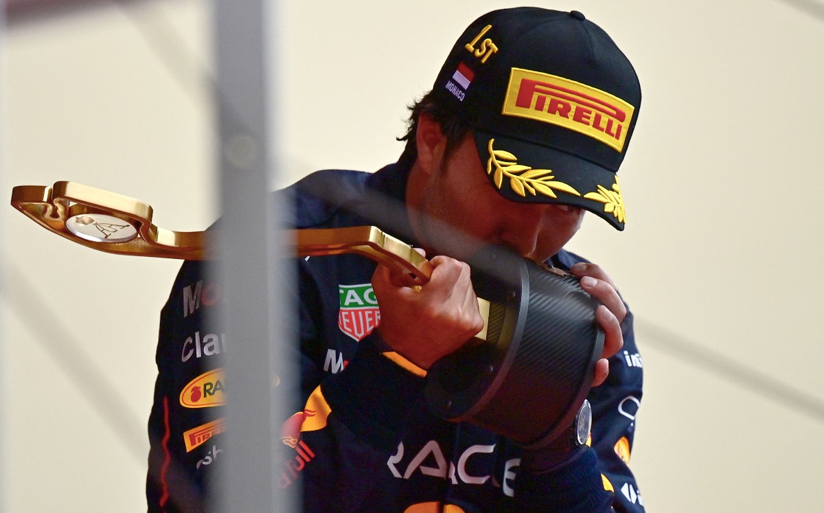 Sergio Pérez tras ganar el GP de Mónaco: Es un sueño hecho realidad  (AFP)