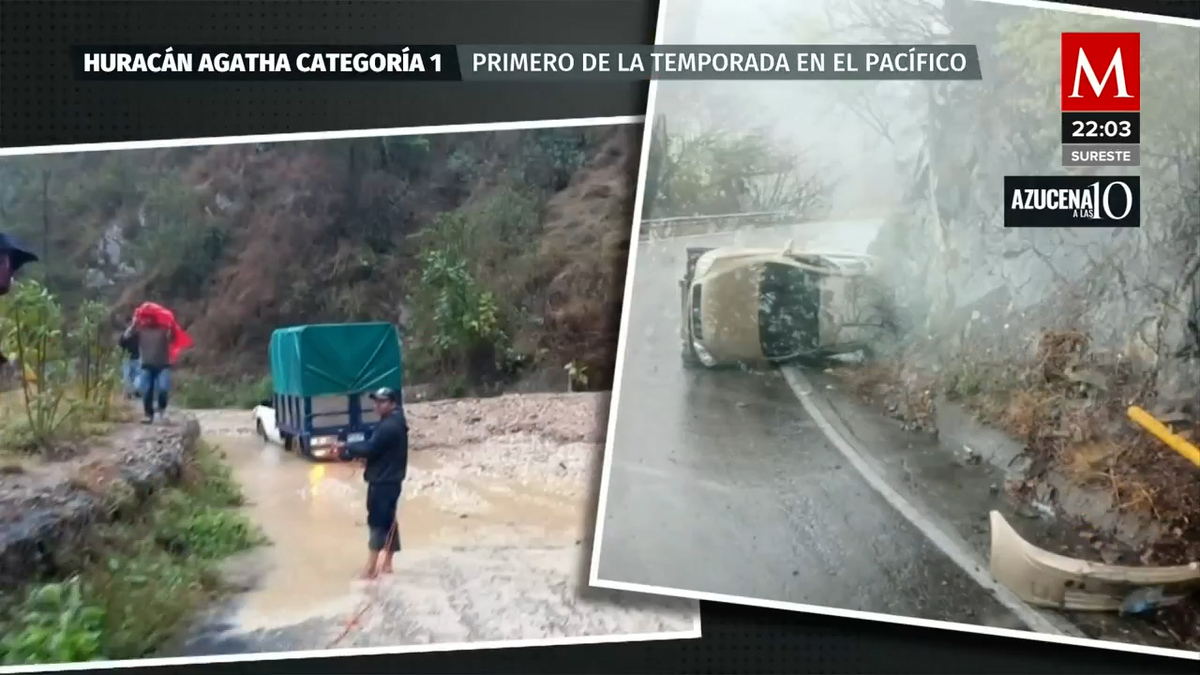 Agatha se degrada a tormenta tropical Conagua Grupo Milenio
