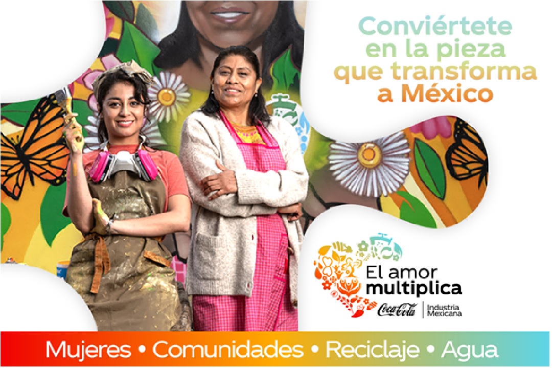 El Amor Multiplica está enfocada en cuatro ejes: las mujeres, comunidad, agua y reciclaje. (Cortesía)