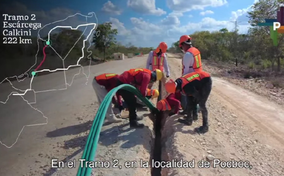 Avances de la construcción del Tren Maya. Foto: ESPECIAL