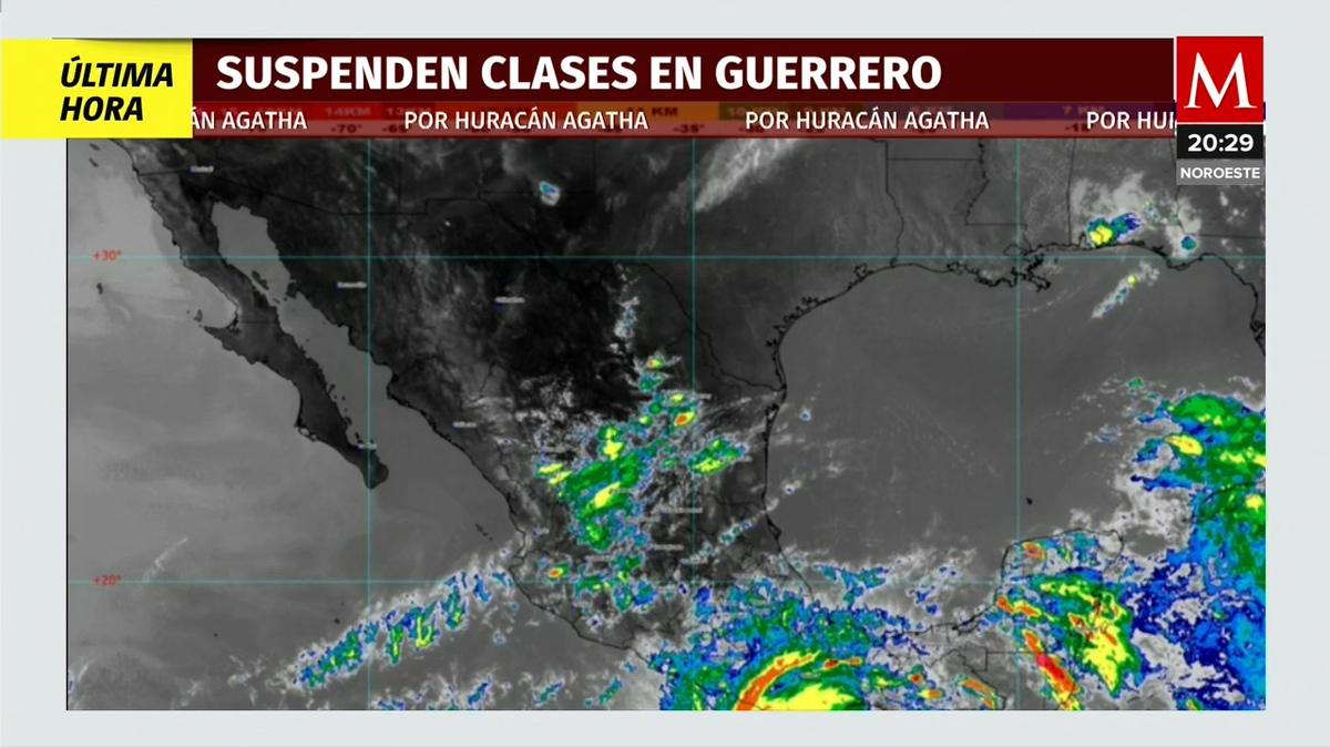 Gobierno de Guerrero suspende clases en el estado por 'Ágatha'