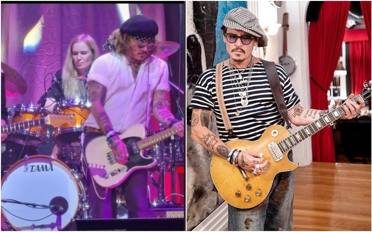 Johnny Depp reaparece en concierto tras juicio contra Heard (Captura).