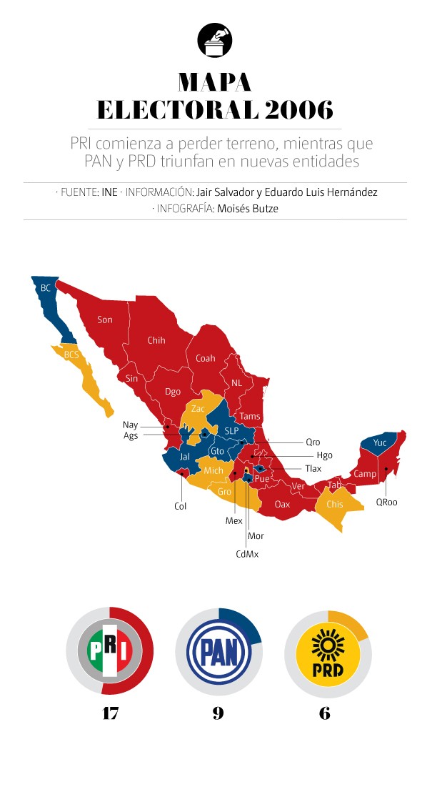 Mapa electoral 2006