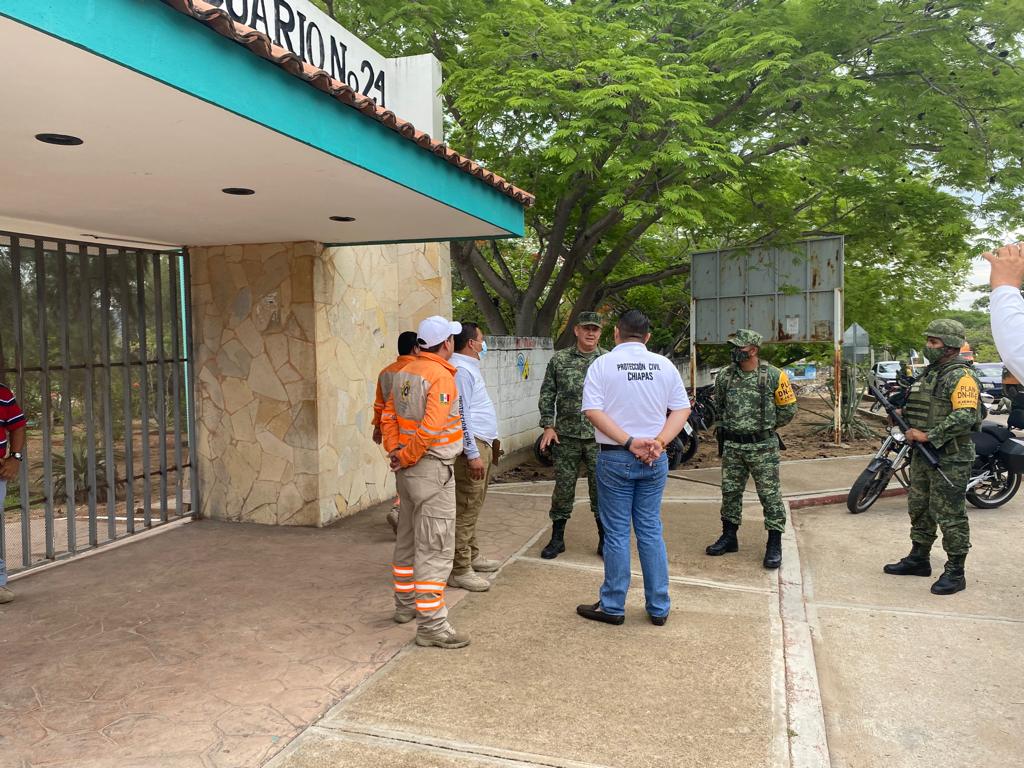Autoridades de Protección Civil en cada entidad realizaron recorridos de vigilancia. | @pcivilchiapas
