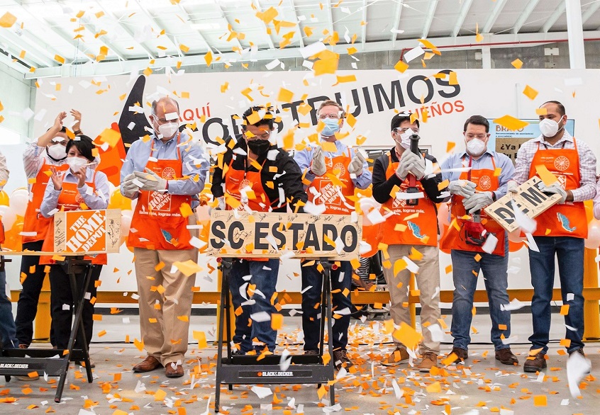 Inauguración del nuevo centro logístico de The Home Depot. (Foto: Especial)