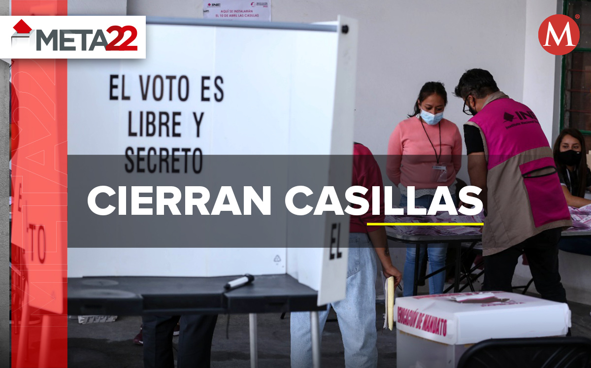 Cierran casillas electorales a las 18:00 horas. (Octavio Hoyos)