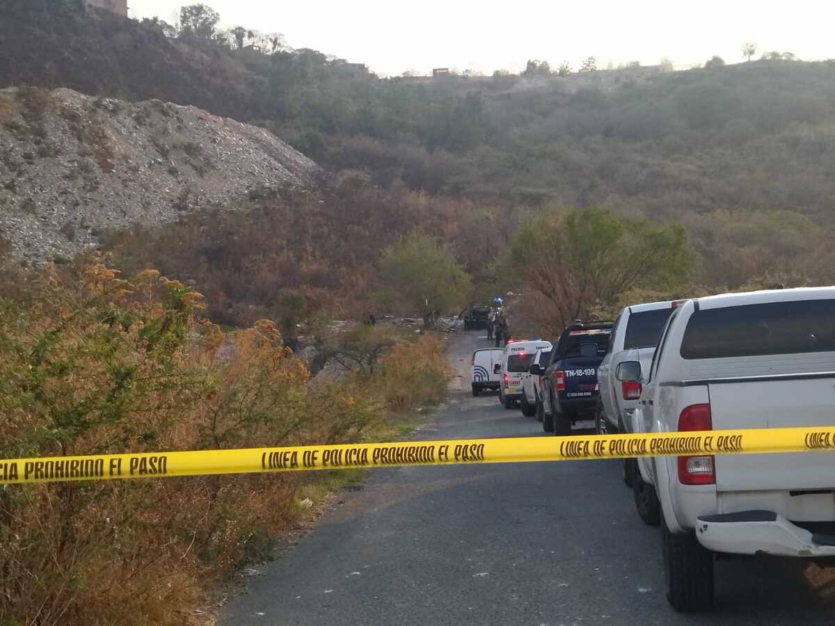 El hallazgo ocurrió sobre una brecha de Camino a Colimilla. (Diana Barajas)