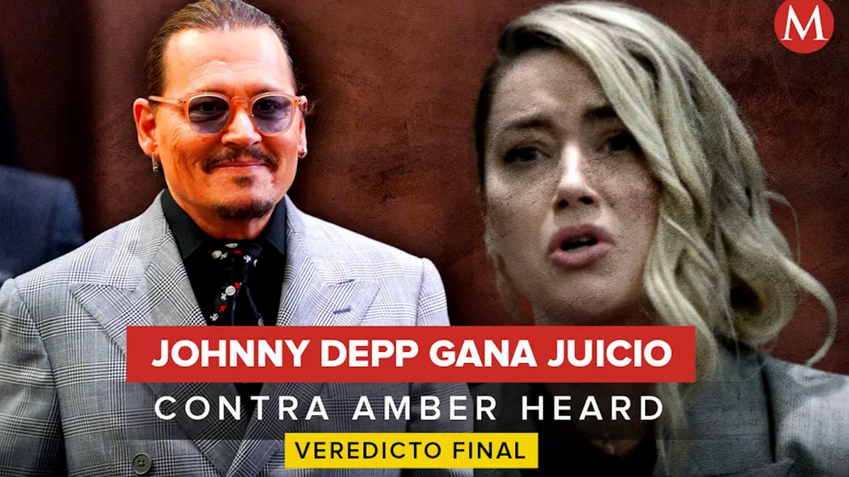 Johnny Depp gana juicio contra Amber Heard; así se dio a conocer el veredicto final