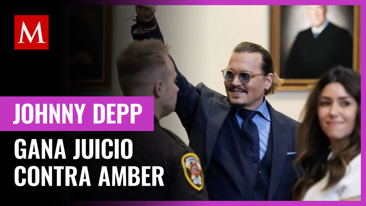 Johnny Depp gana juicio por difamación; Amber Heard deberá pagar 15 mdd