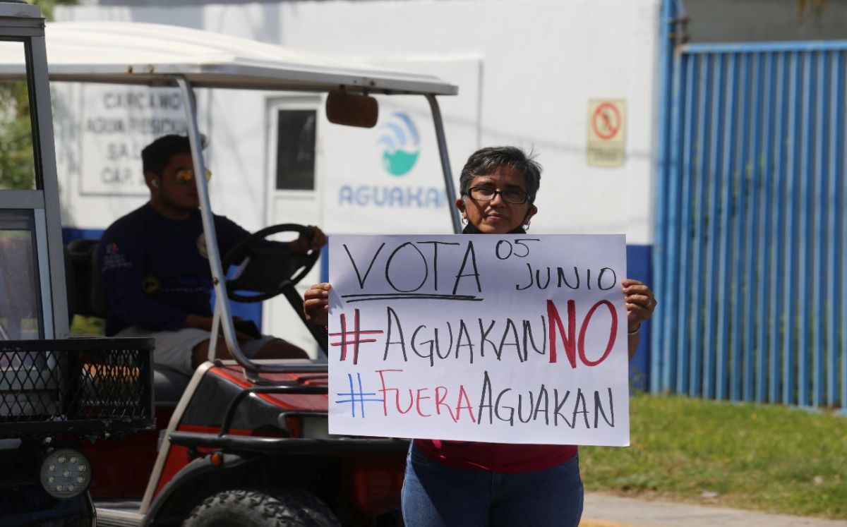 Permanencia de Aguakan será decidida por ciudadanos de Quintana Roo. | Jorge Carballo