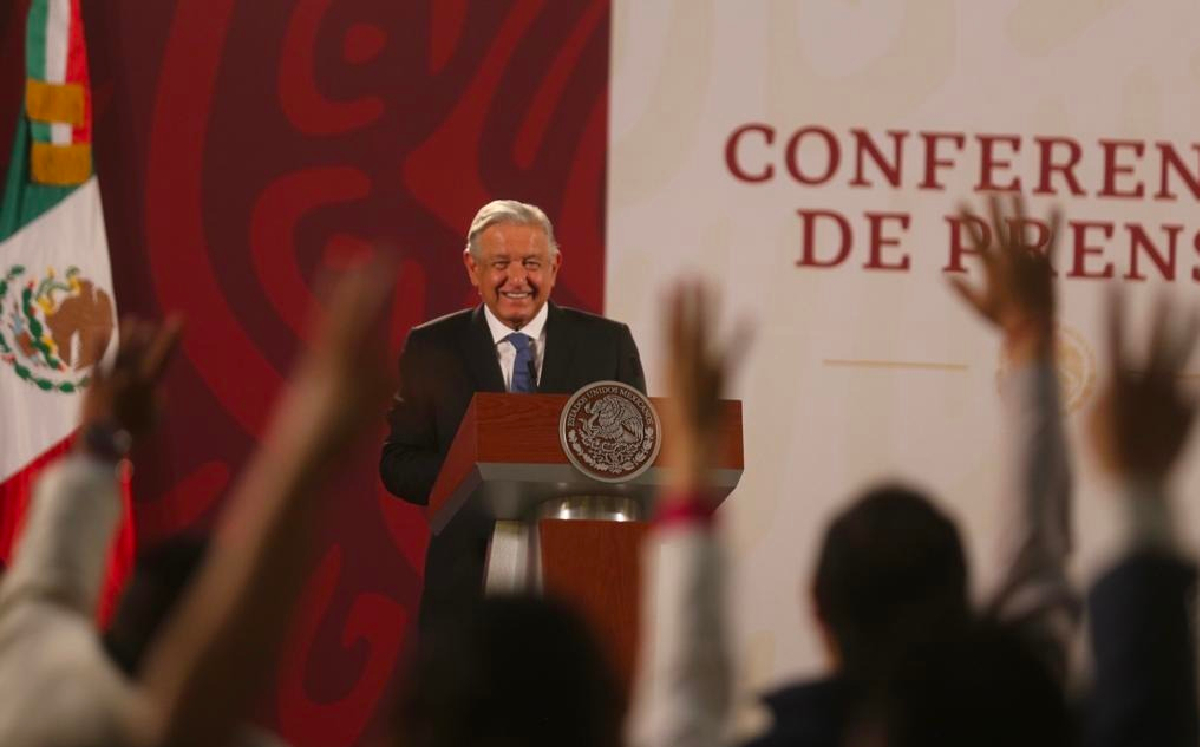 El Presidente dio su mañanera del 1 de junio en Palacio Nacional. | Jorge Carballo