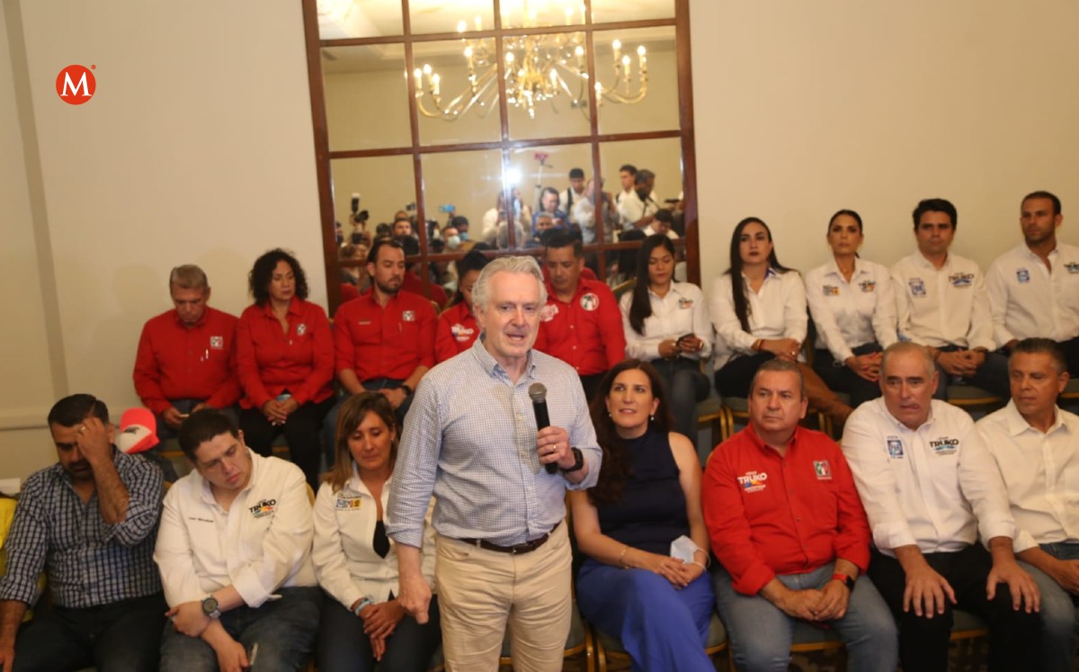Santiago Creel en Tampico. (Yazmín Sánchez)