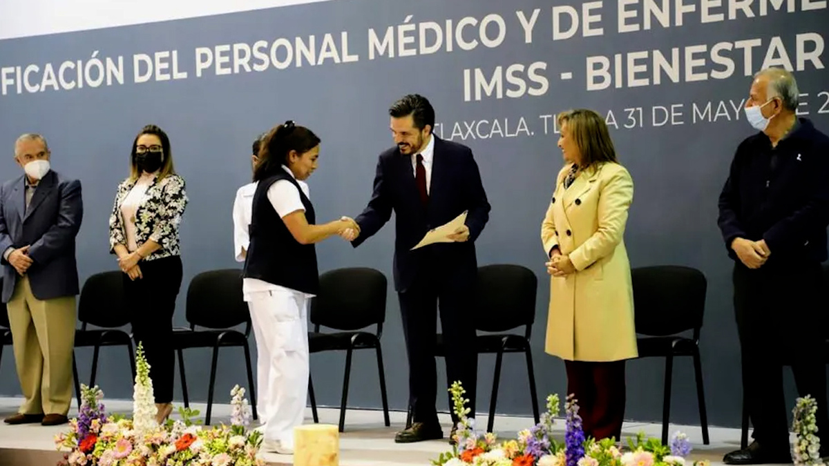 En Tlaxcala, basifican a personal médico y de enfermería del programa IMSS-Bienestar