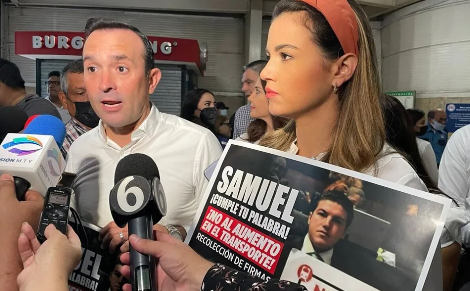 Carlos de la Fuente y Lorena de la Garza, del PAN y PRI, respectivamente. Foto: Víctor González.