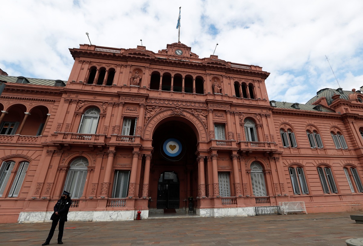 La Casa Rosada, sede del gobierno argentino. (Reuters)