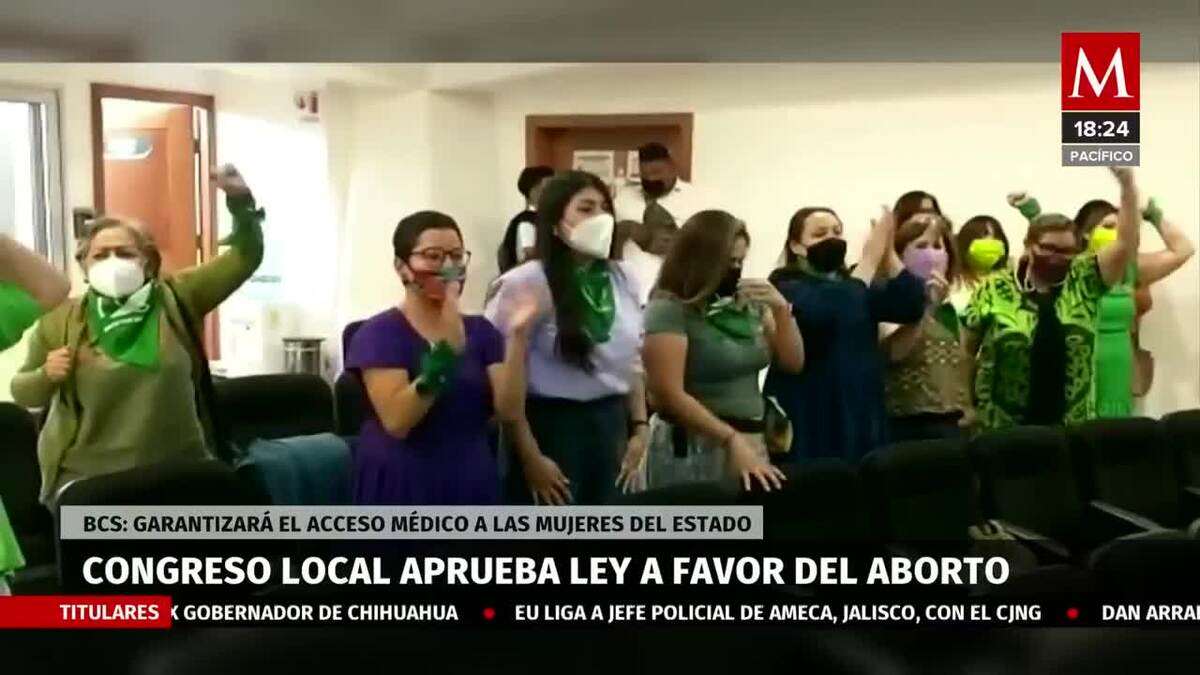 Congreso de Baja California Sur aprueba despenalización del aborto