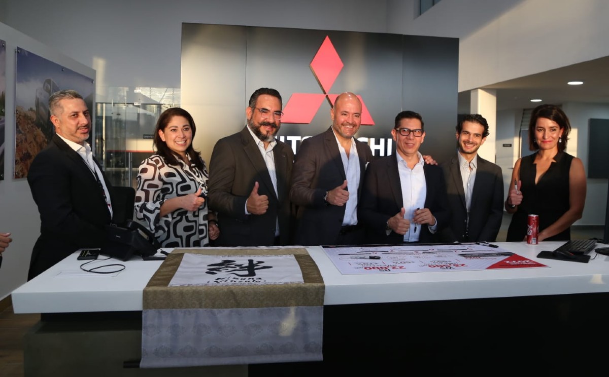 Directivos de Mitsubishi Motors inauguraron la nueva agencia en Tampico. | Foto: Yazmín Sánchez