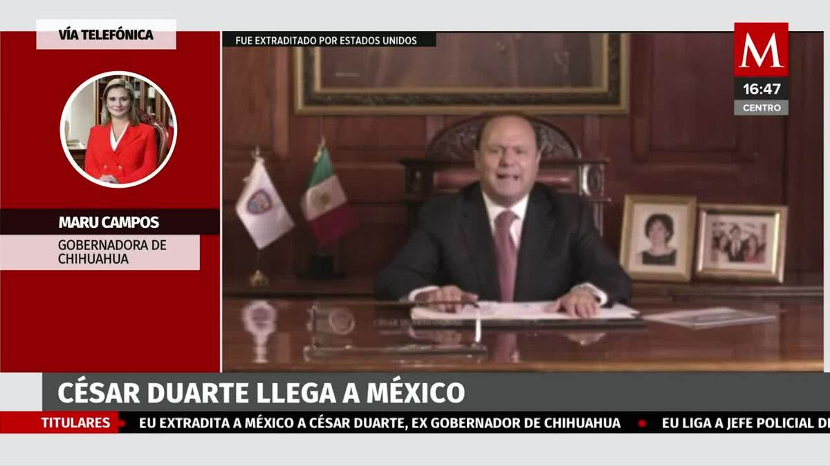 Queremos justicia: Maru Campos sobre extradición de César Duarte
