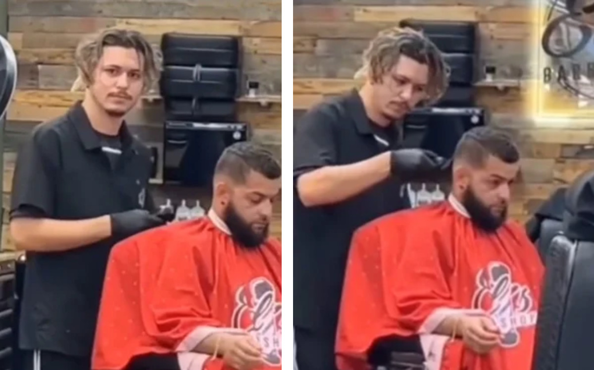 Viralizan al peluquero que se parece a Johnny Depp y a Christian Nodal | ESPECIAL