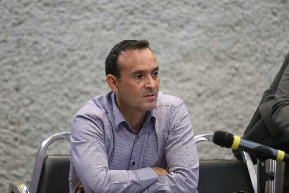 Carlos de la Fuente, coordinador de los legisladores locales del PAN, y promovente de la iniciativa. Foto: Jorge López