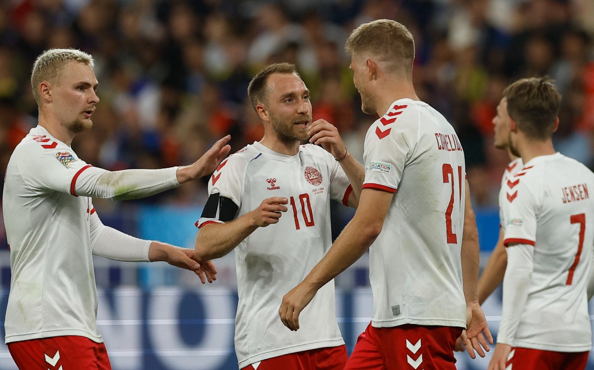Dinamarca remonta y sorprende a Francia en UEFA Nations League (Reuters)