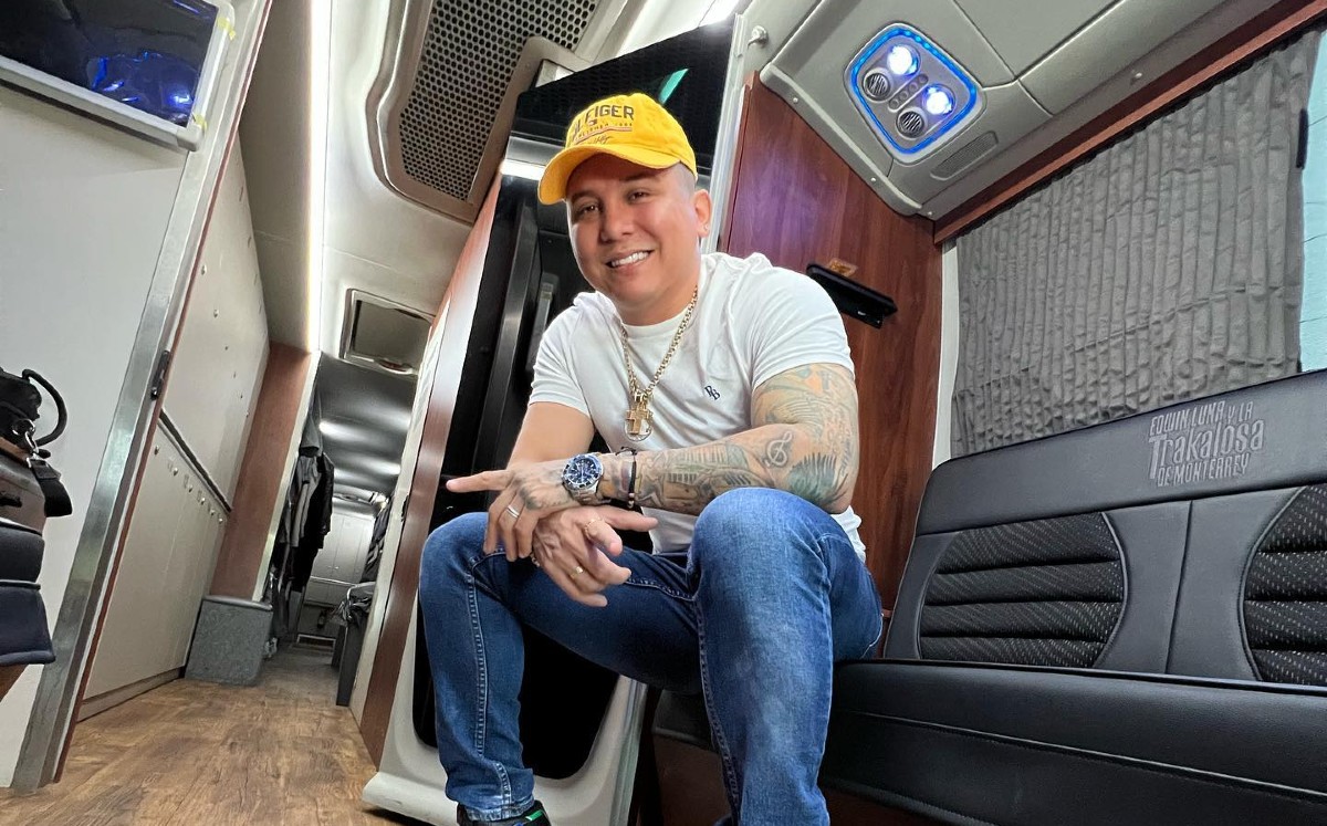 Edwin Luna vocalista de La Trakalosa de Monterrey | Instagram