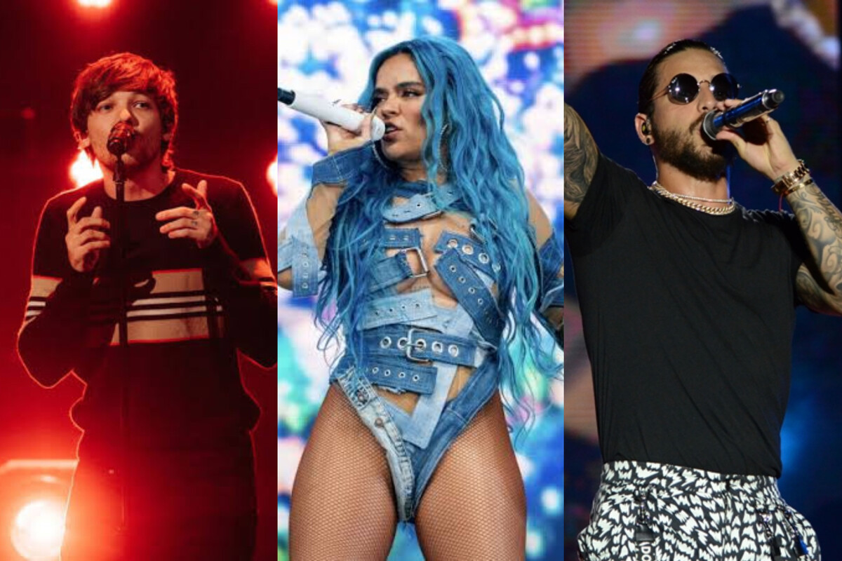 Louis Tomlinson, Karol G, Maluma