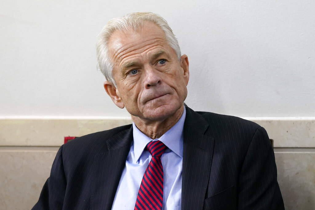 Peter Navarro, uno de los asesores del ex presidente de Estados Unidos. (AP)