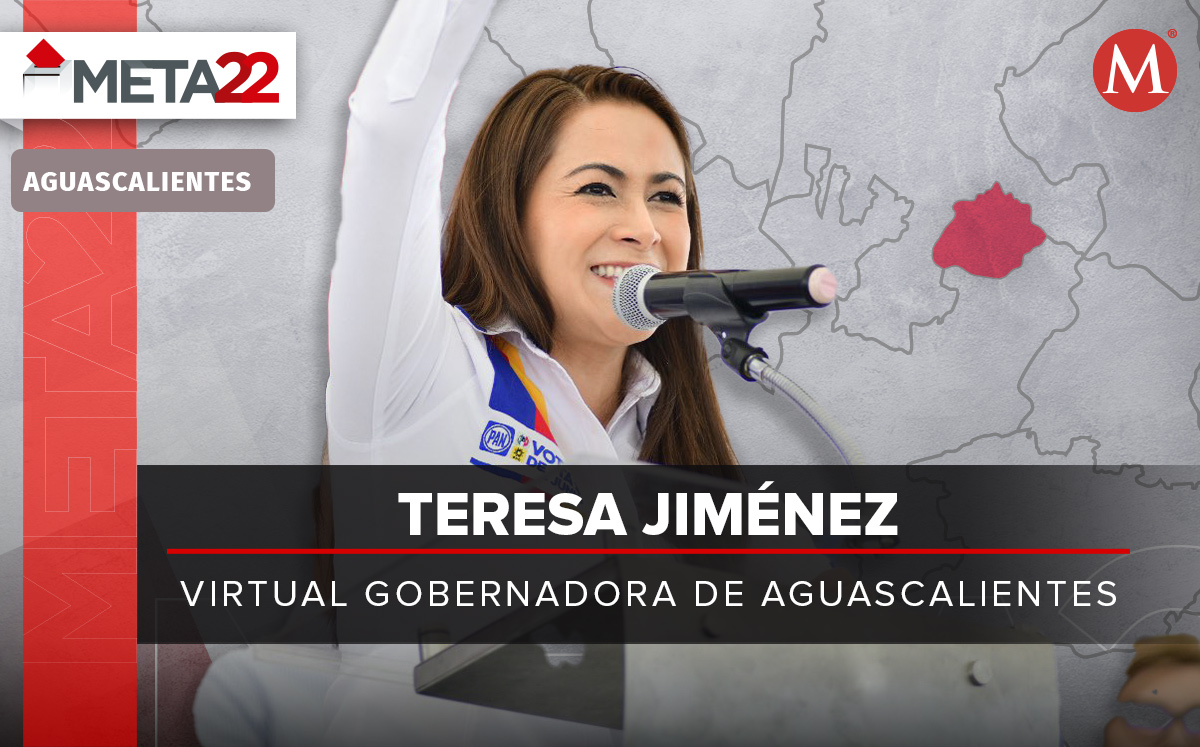 Teresa Jiménez, gobernadora de Aguascalientes