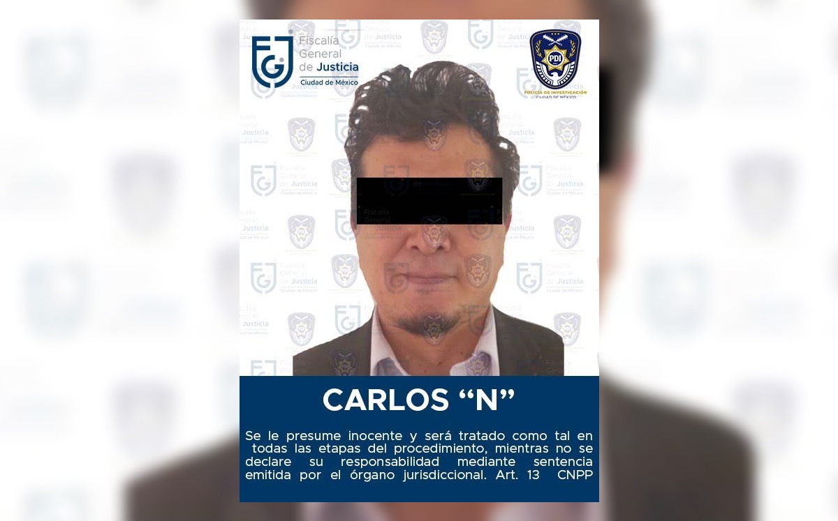 Hombre detenido en colonia Centro. (Especial)