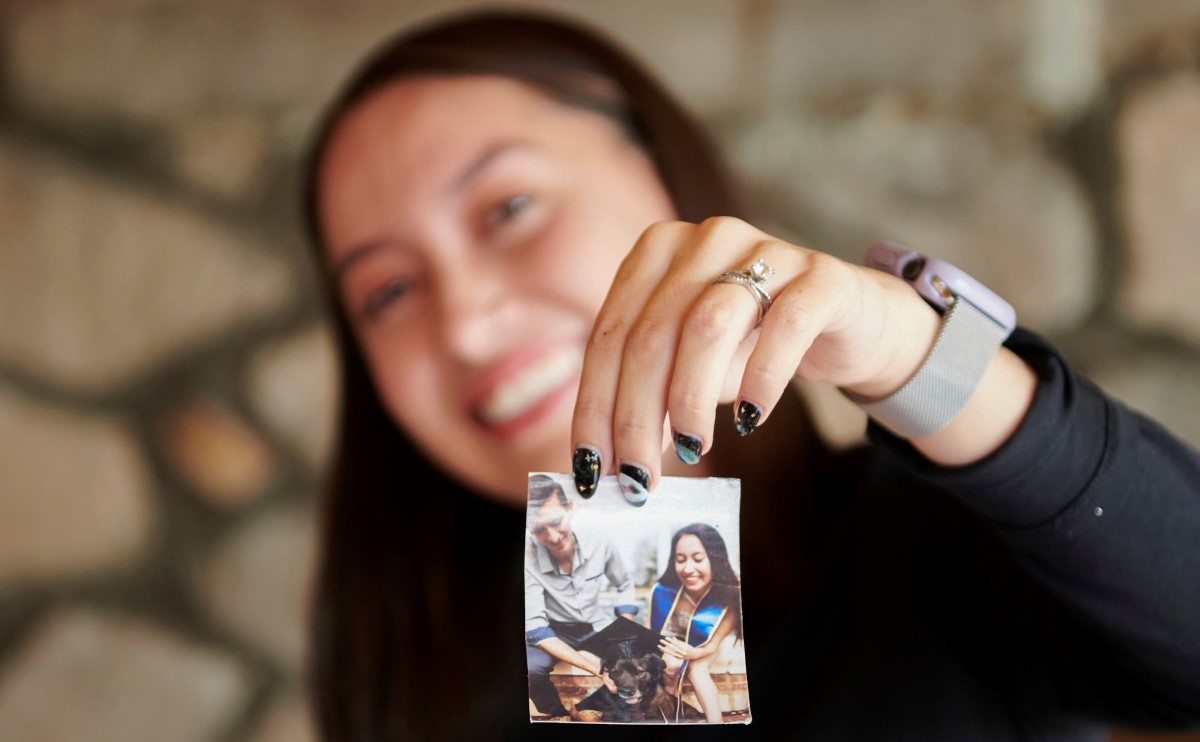 Katya Echazarreta dedico el vuelo a la comunidad latinoamericana. | AP