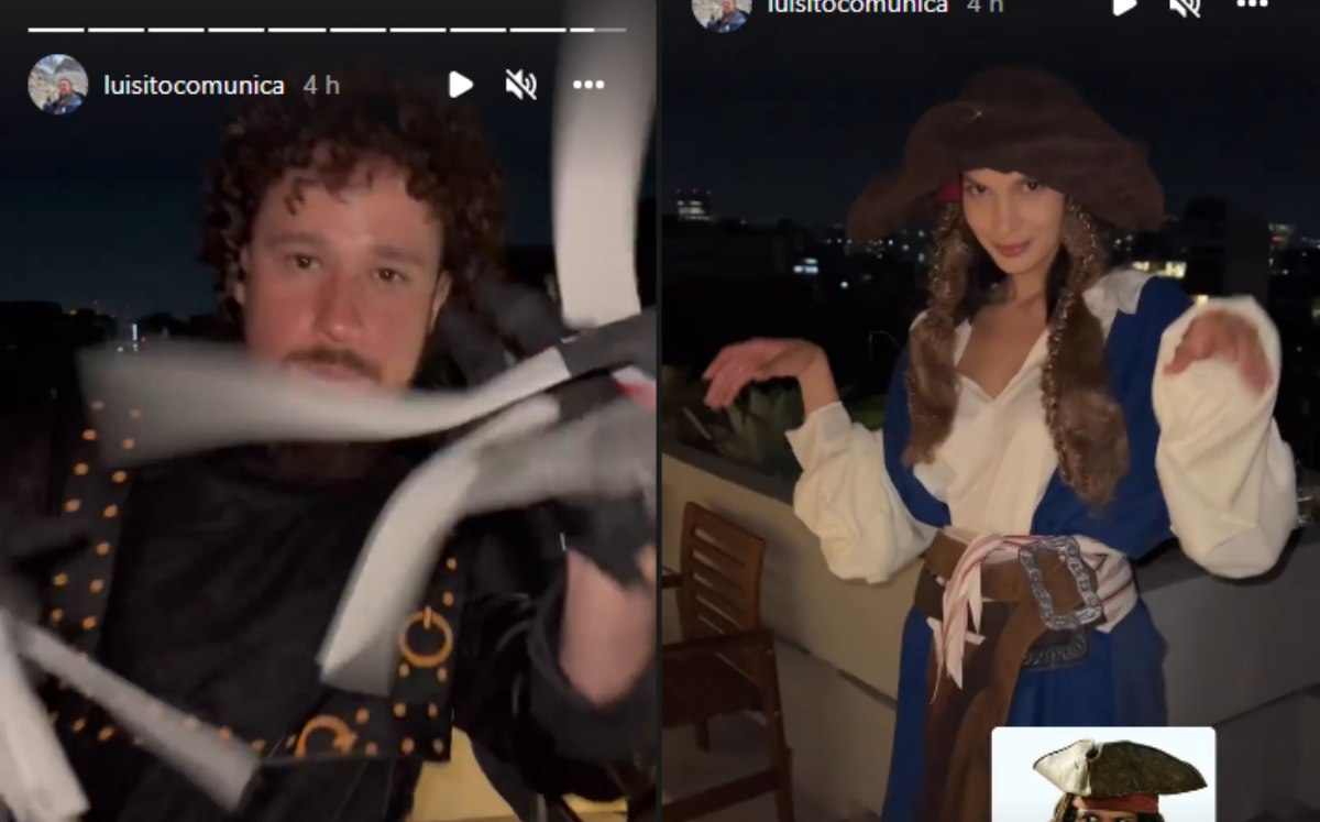 Luisito Comunica asiste a fiesta temática de Johnny Depp