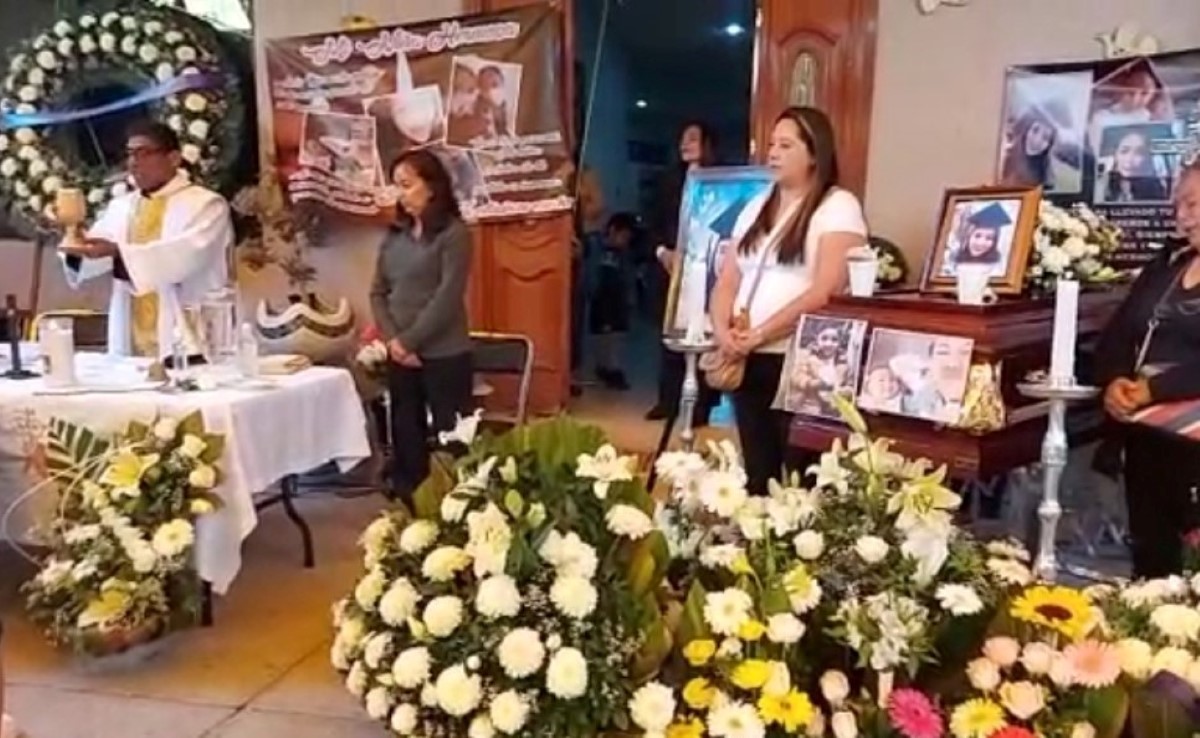 La misa fue de cuerpo presente en la alcaldía Tláhuac. | Sandra Moreno