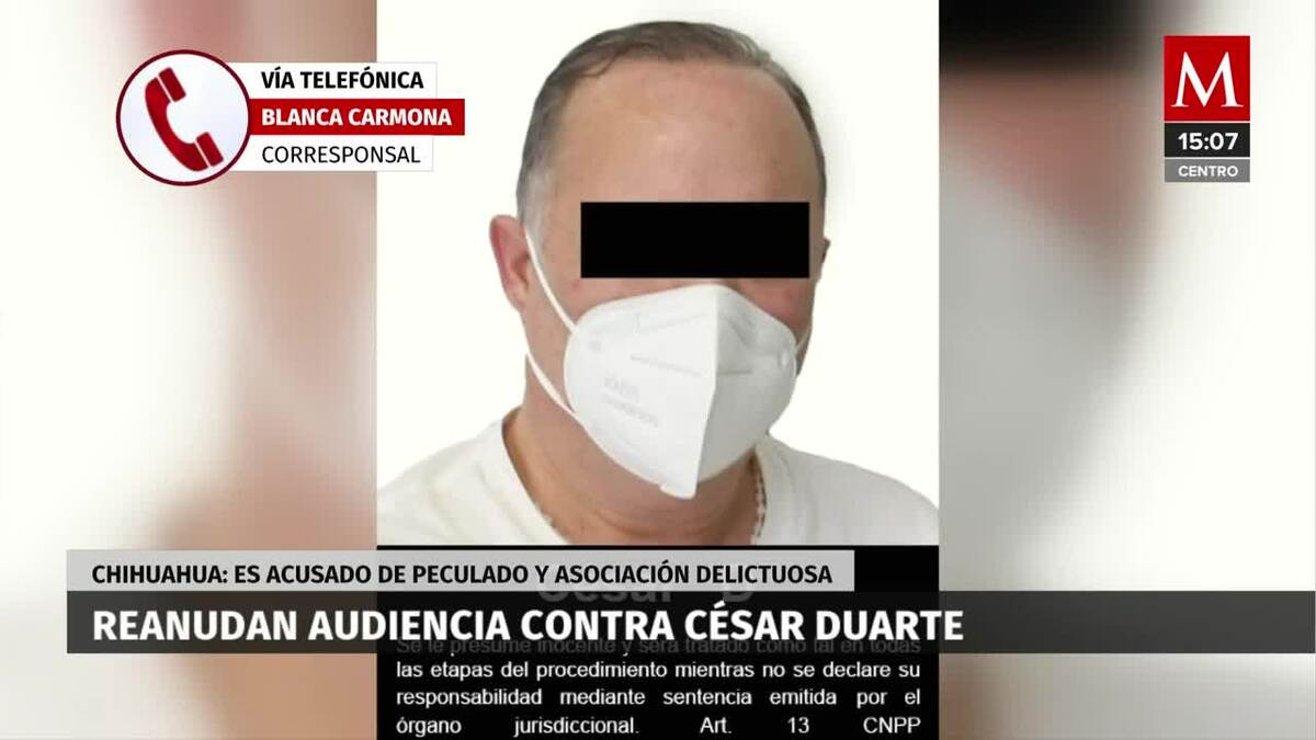 Reanudan la audiencia del ex gobernador César Duarte