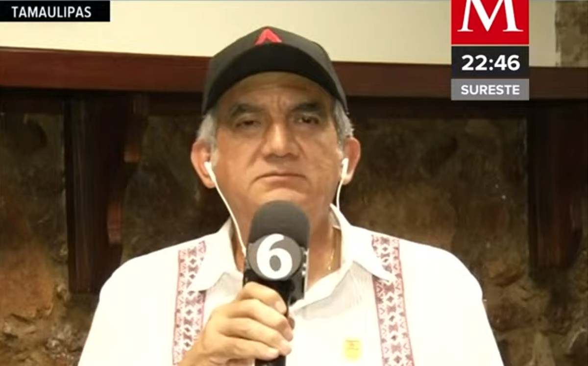 Américo Villarreal en entrevista como virtual ganador en Tamaulipas. (Especial)