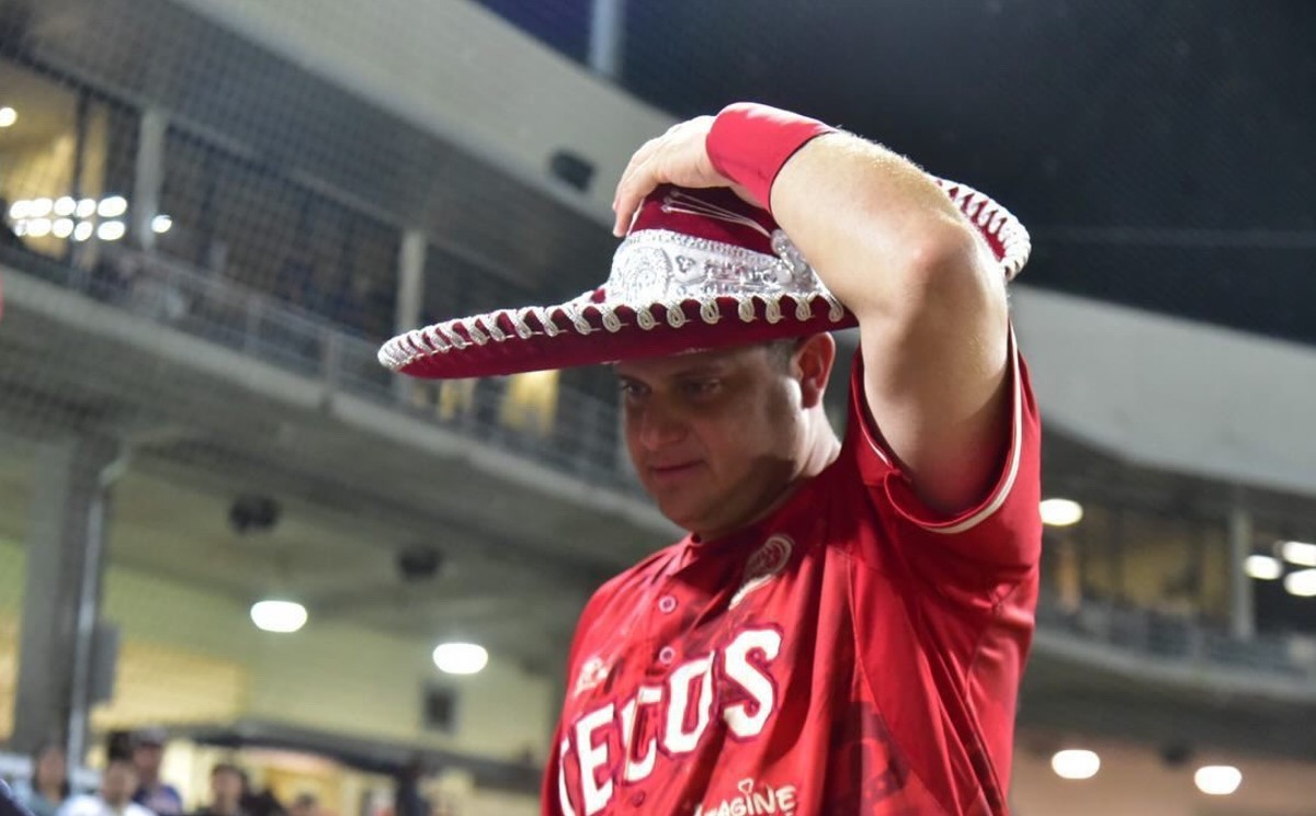 Balbino Fuenmayor, pelotero de los Tecolotes de Dos Laredos.