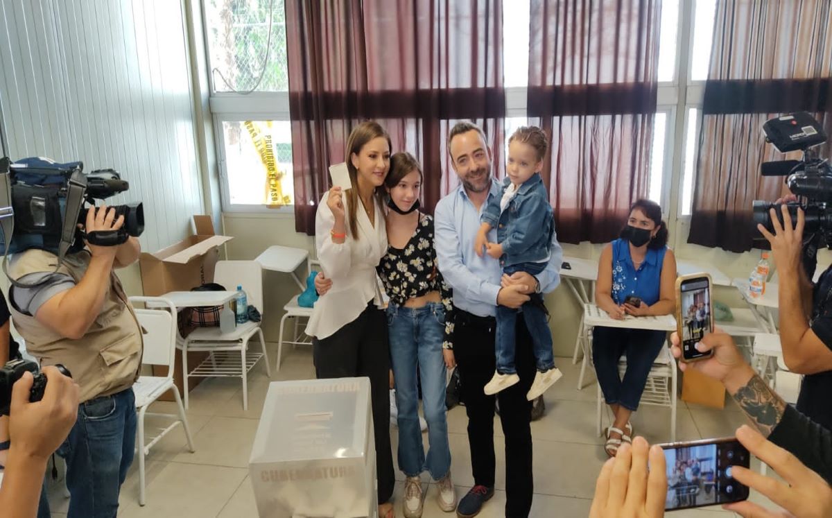 Candidata del partido Movimiento Ciudadano a la gubernatura de Aguascalientes, Anayeli Muñoz.