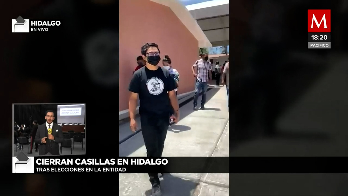 Cierre de casillas electorales en Hidalgo 2022