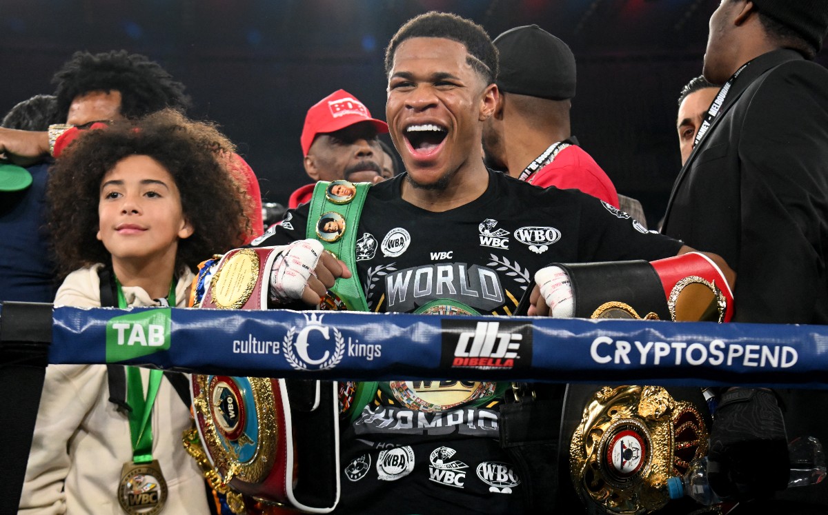 Devin Haney vence a George Kambosos y es nuevo campeón indiscutido de los ligeros (AFP)