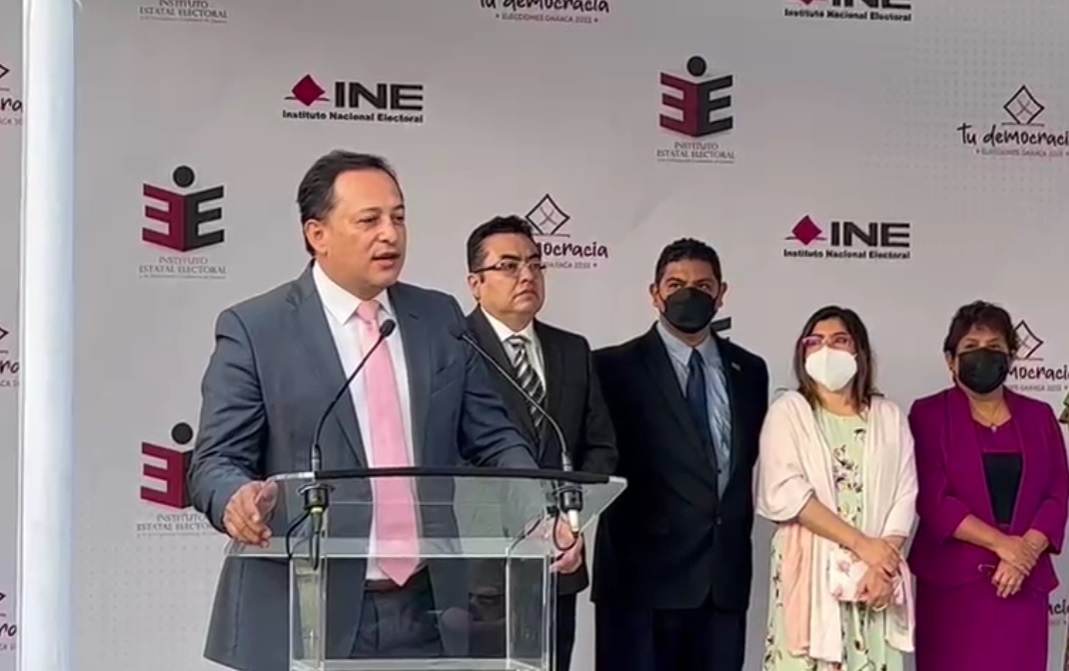 Edgar Arias, delegado del INE en Oaxaca. | Especial